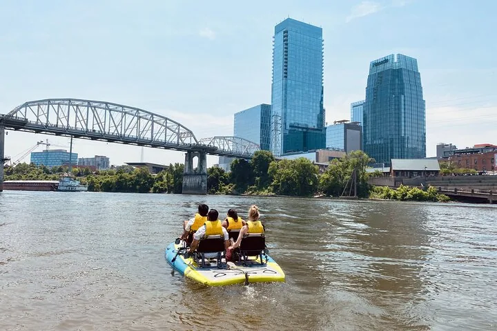 Pedal-drive kayak rental in downtown Nashville