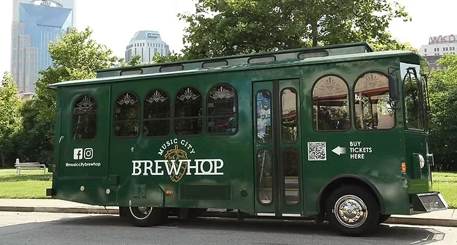 Music City Brew Hop trolley Nashville