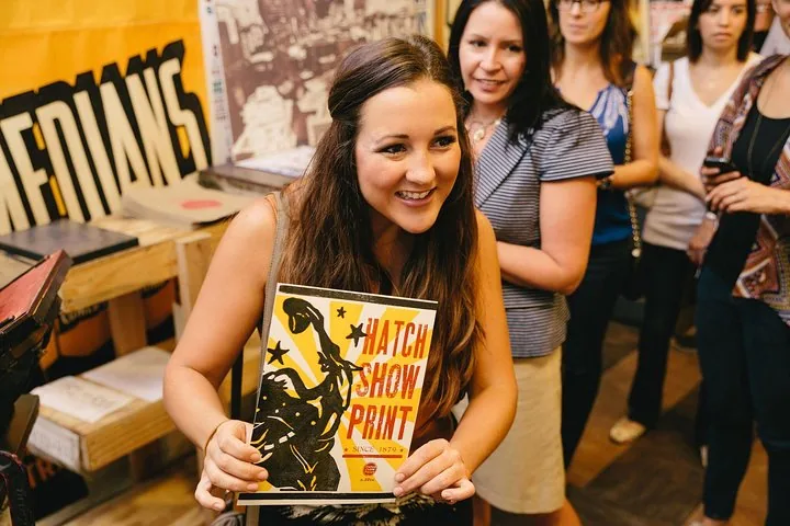 Hatch show print tour in Nashville