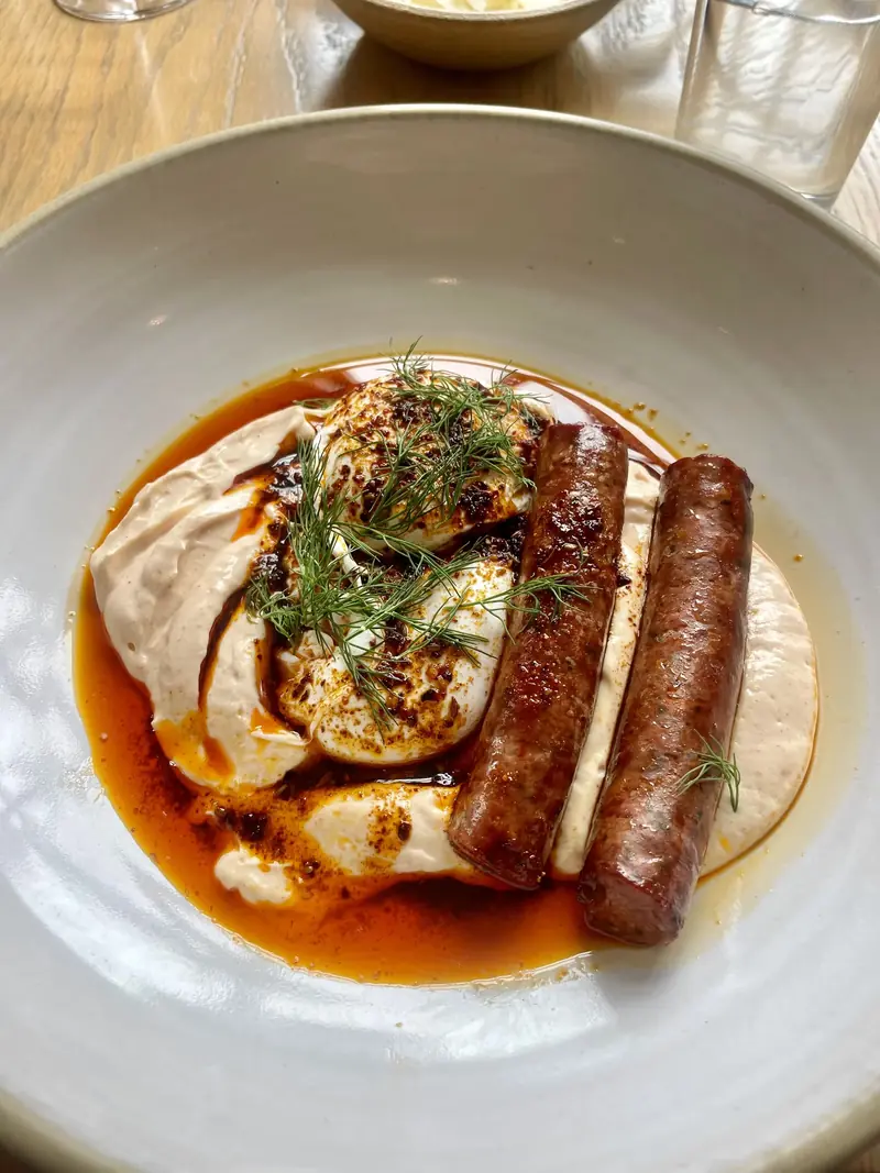 Gluten free Turkish eggs at Henrietta Red Nashville