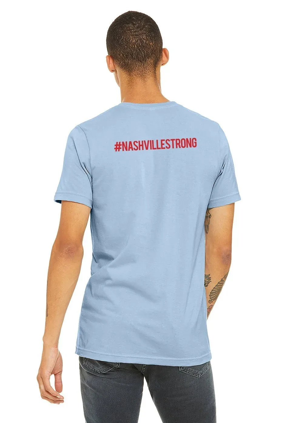 #NashvilleStrong shirt back design