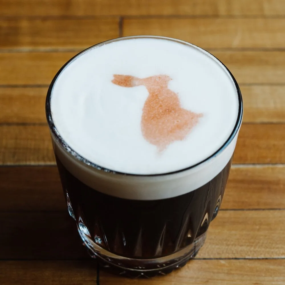 The Southern Limerick hot cocktail at Pinewood Social Nashville