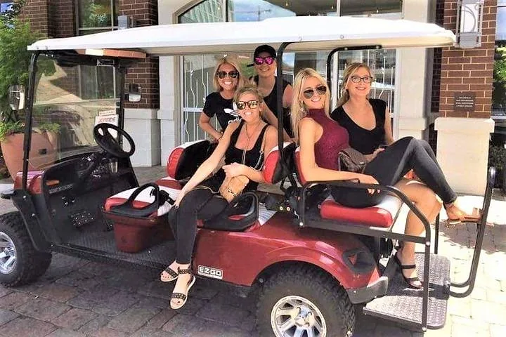 Nashville shopping tour by golf cart through downtown boutiques and 12 South