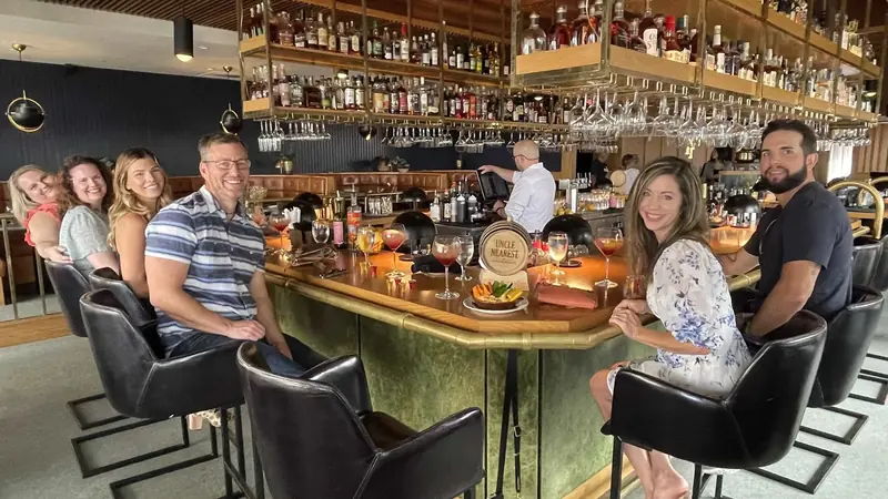 A Little Local Flavor food tour group at Ellingtons in downtown Nashville